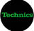 Slipmats Technics Logo green Twin pack